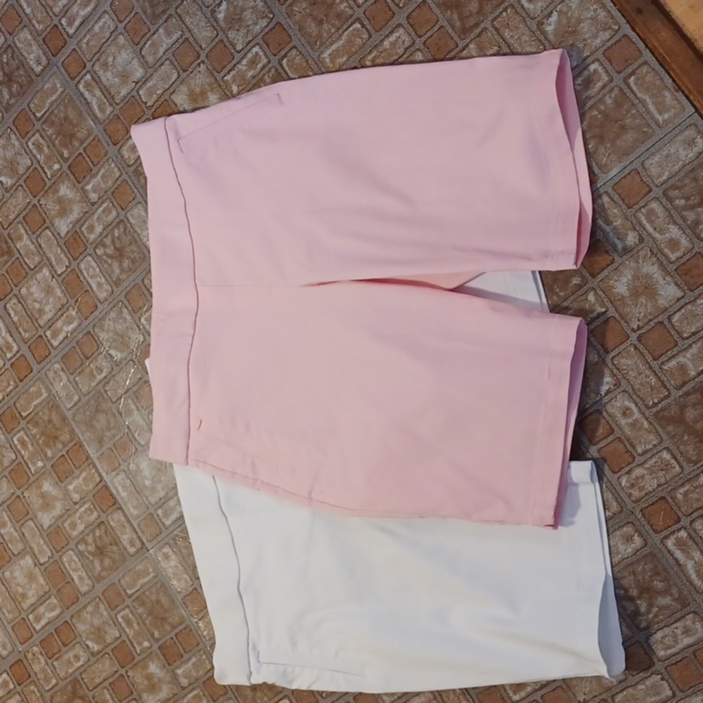 Kim Rogers Pink shorts women's size 14 with tummy control